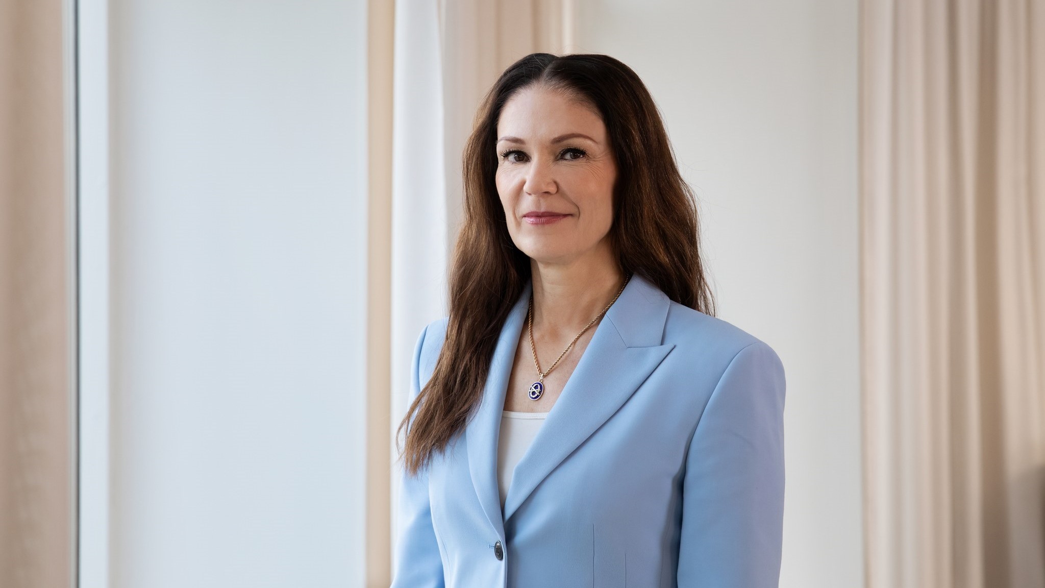 Liikenne- ja viestintäministeri Lulu Ranne. (Kuva: Katri Lehtola, Keksi/LVM)