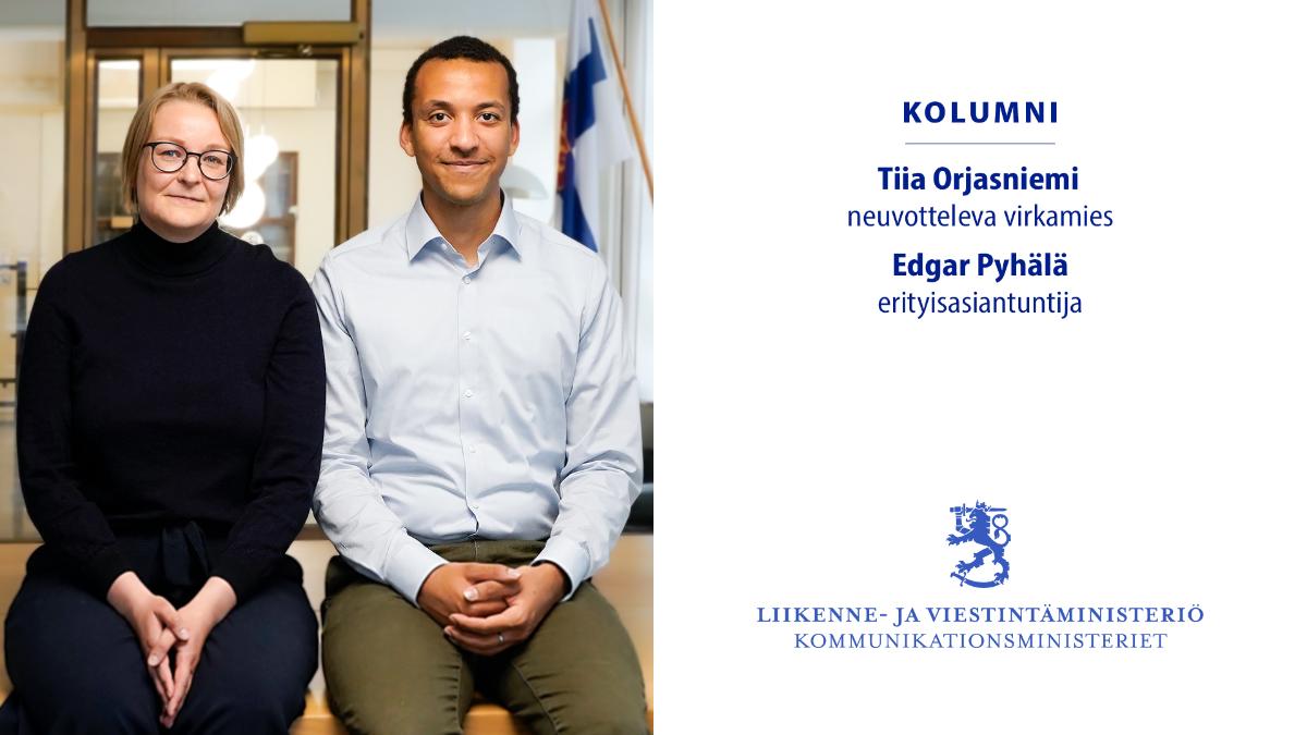 Tiia Orjasniemi ja Edgar Pyhälä.