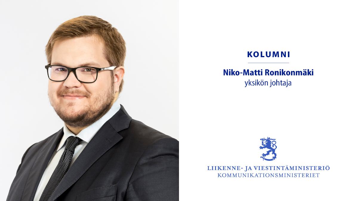 Yksikön johtaja Niko-Matti Ronikonmäki