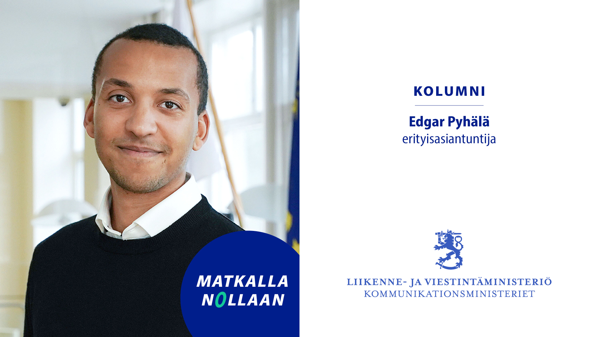 Erityisasiantuntija Edgar Pyhälä. (Kuva: LVM)