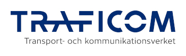 Transport- och kommunikationsverket Traficom, logo.