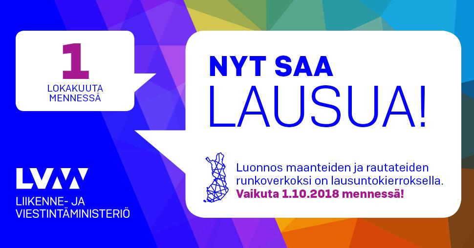 Nyt saa lausua, kuvituskuva. (Kuva: LVM)