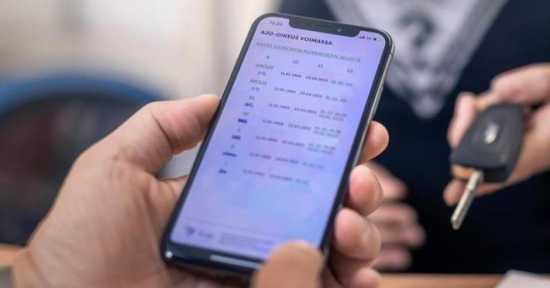 Mobiiliajokortti (Kuva: Trafi/Matti Immonen)