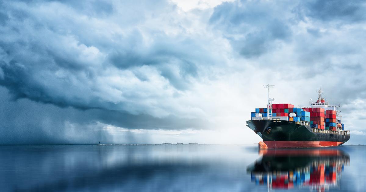 Rahtilaiva merellä (Kuva: Shutterstock)