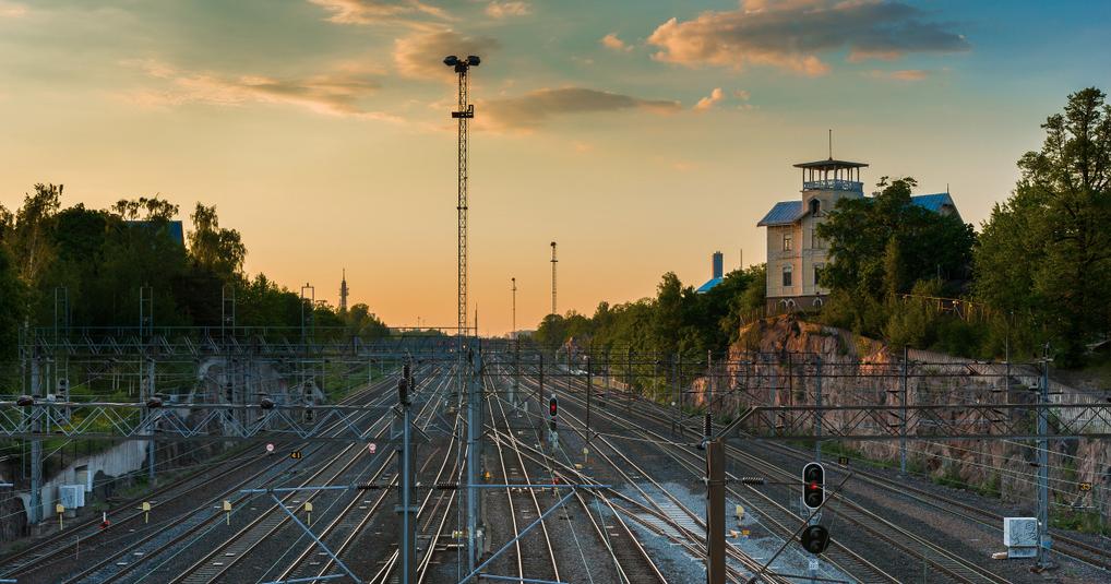 Raiteita Helsingissä. (Kuva: Shutterstock)