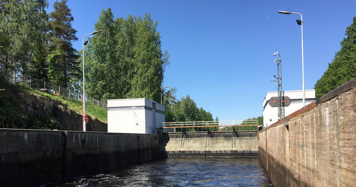 Saimaan kanavan sulku (Kuva: LVM)