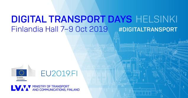 Digital Transport Days 7–9 oktober 2019, Helsinki (Bild: KM)