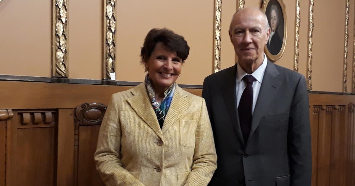 Ministeri Berner ja WIPOn pääjohtaja Gurry (Kuva: LVM)