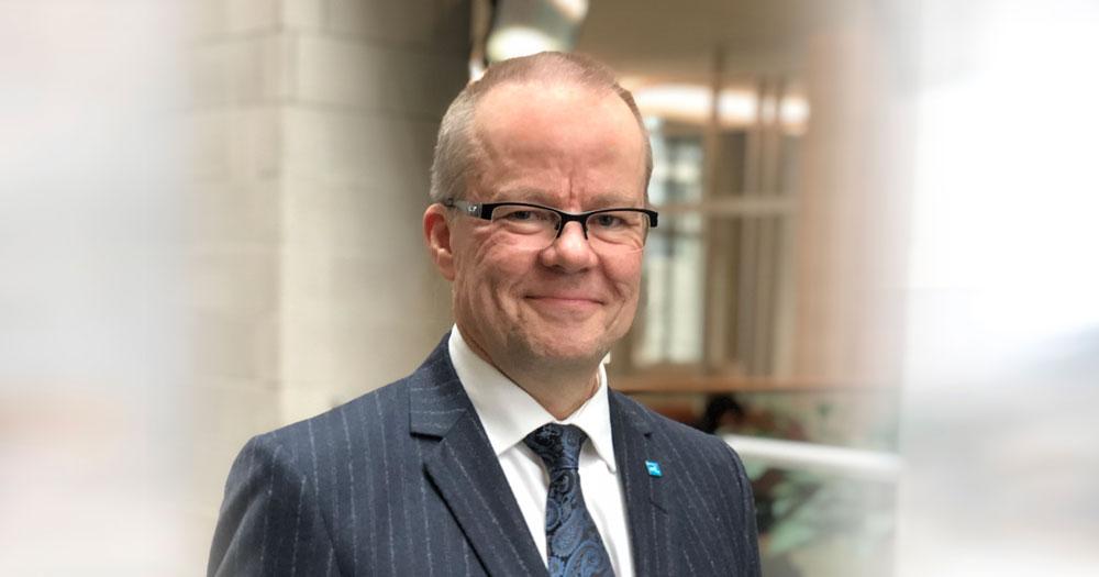 Samuli Vuokila, Finland's representative in the Council of the ICAO (Photo: Finnish Transport and Communications Agency)