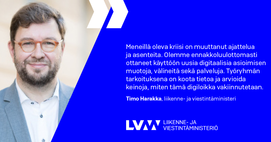 Liikenne- ja viestintäministeri Timo Harakka (Kuva: VNK / Laura Kotila, LVM)