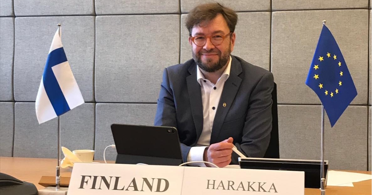 Liikenne- ja viestintäministeri Timo Harakka (Kuva: LVM)