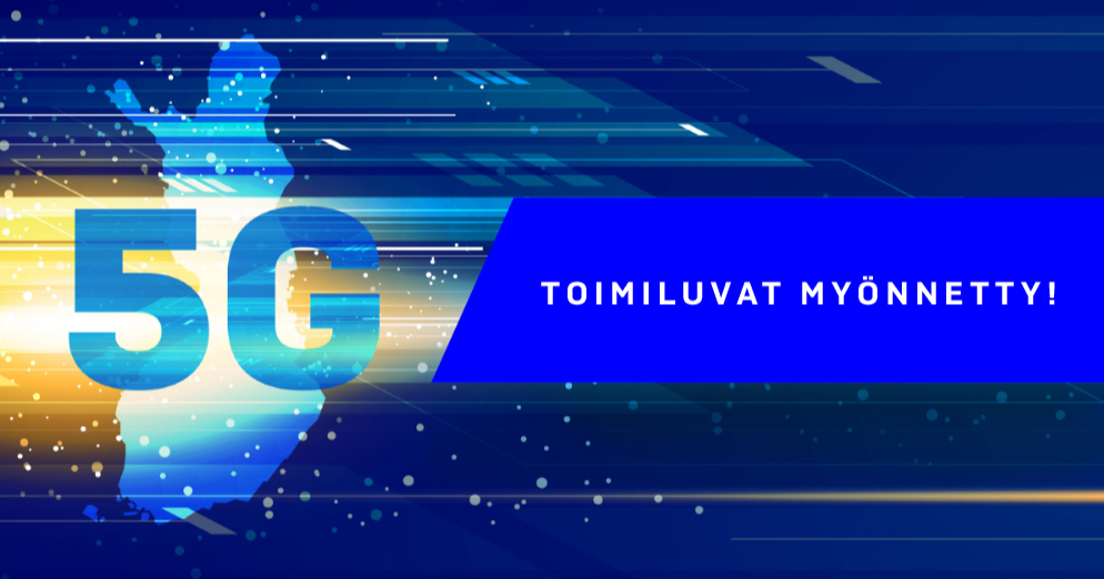 5G ja Suomen kartta. (Kuva: LVM)