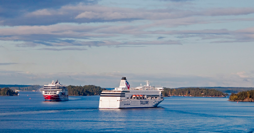 Alukset Itämerellä. Kuva: Aleksei Andreev/Shutterstock.