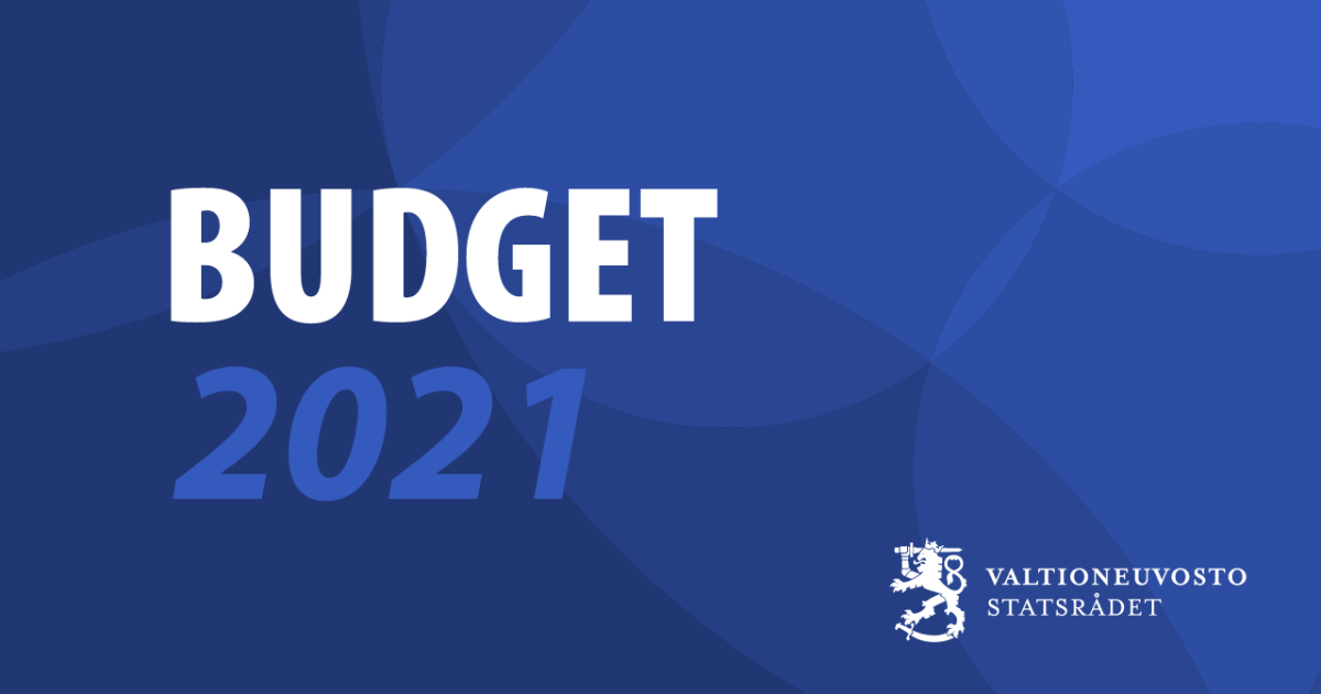 Budget 2021 (Foto: Statsrådet)