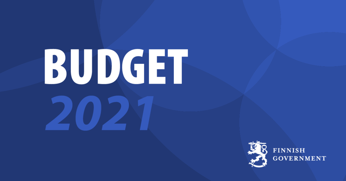 Budget 2021 (Photo: Finnish Government)