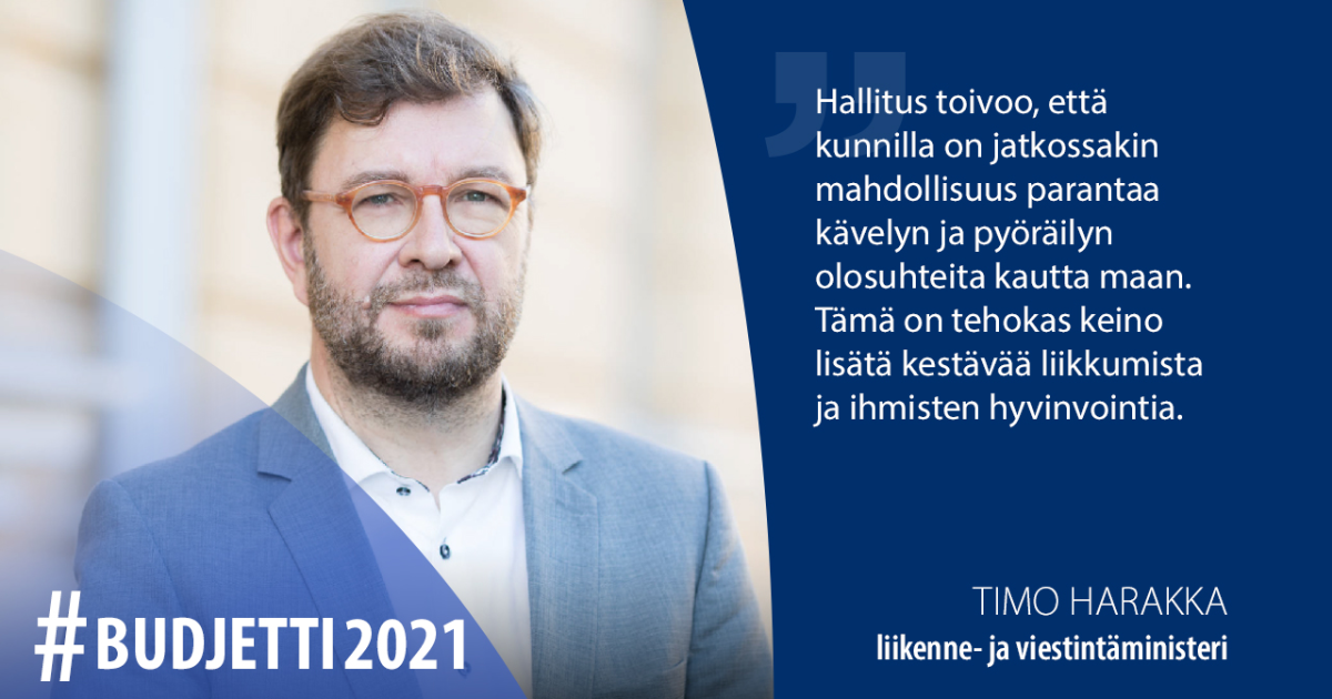 Liikenne- ja viestintäministeri Timo Harakka (Kuva: LVM)