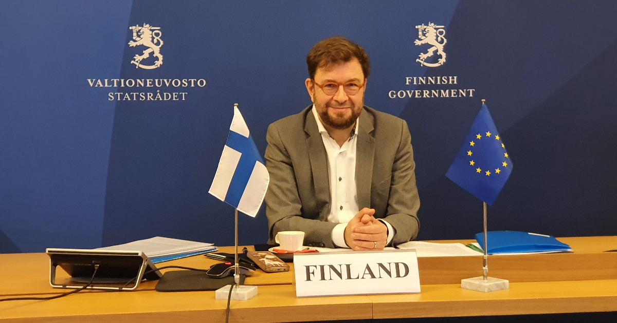 Liikenne- ja viestintäministeri Timo Harakka (Kuva: LVM)