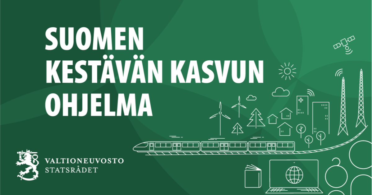 Suomen kestävän kasvun ohjelma (Kuva: VM)