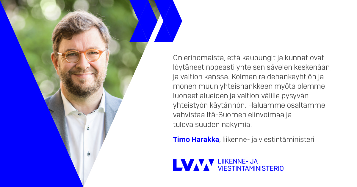 Minister of Transport and Communications Timo Harakka (Photo: Ministry of Transport and Communications)