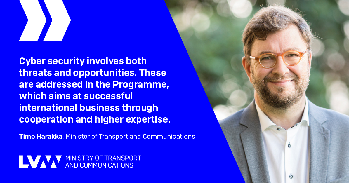 Minister of Transport and Communications Timo Harakka (Photo: Prime Minister´s Office/Laura Kotila)