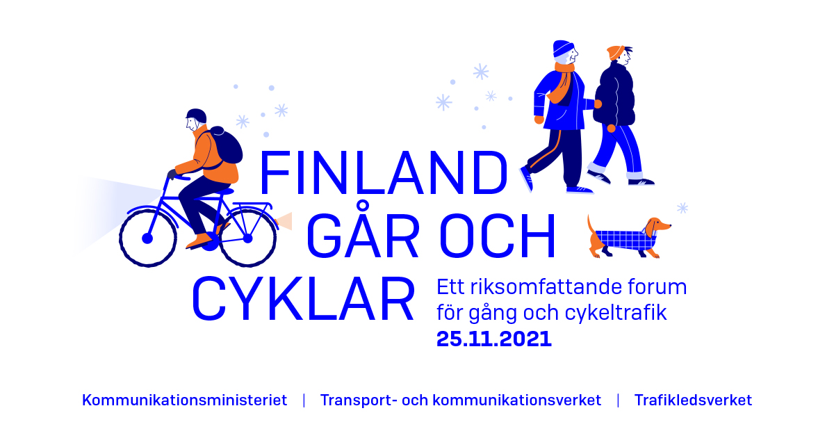 Finland går och cyklar. (Bild: KM)