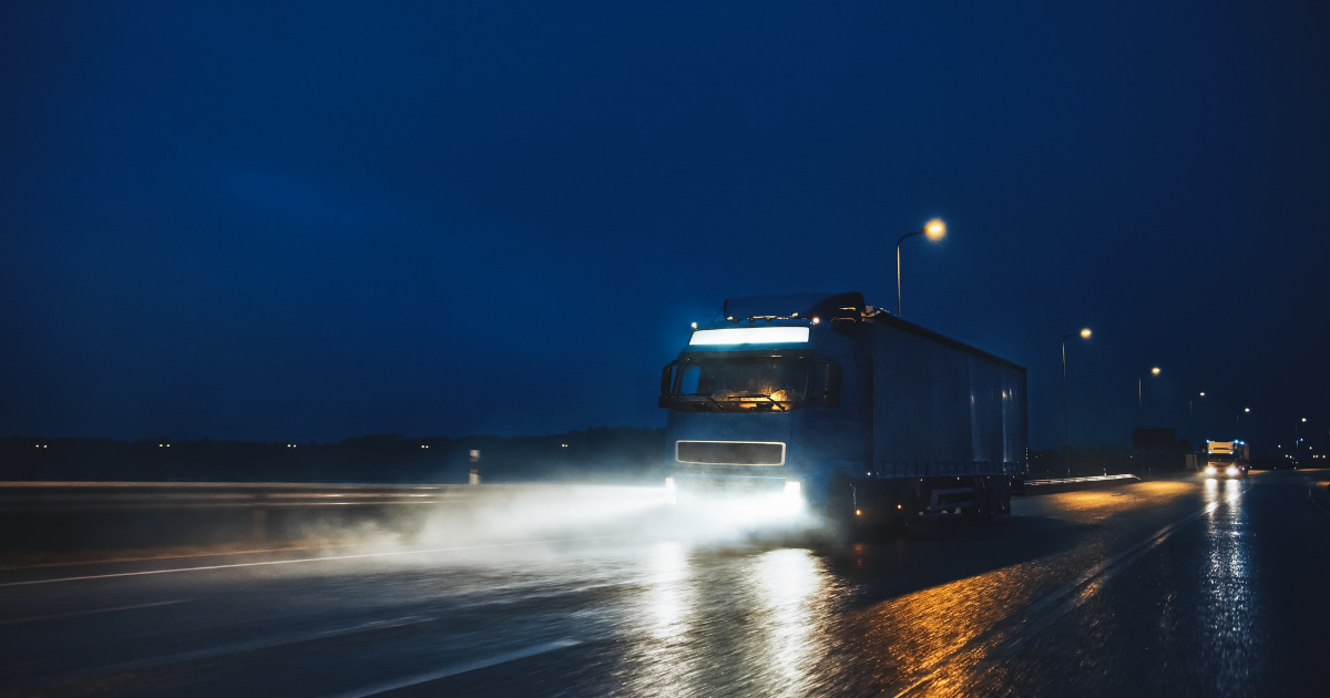 Truck on a road (Shutterstock/Gorodenkoff)