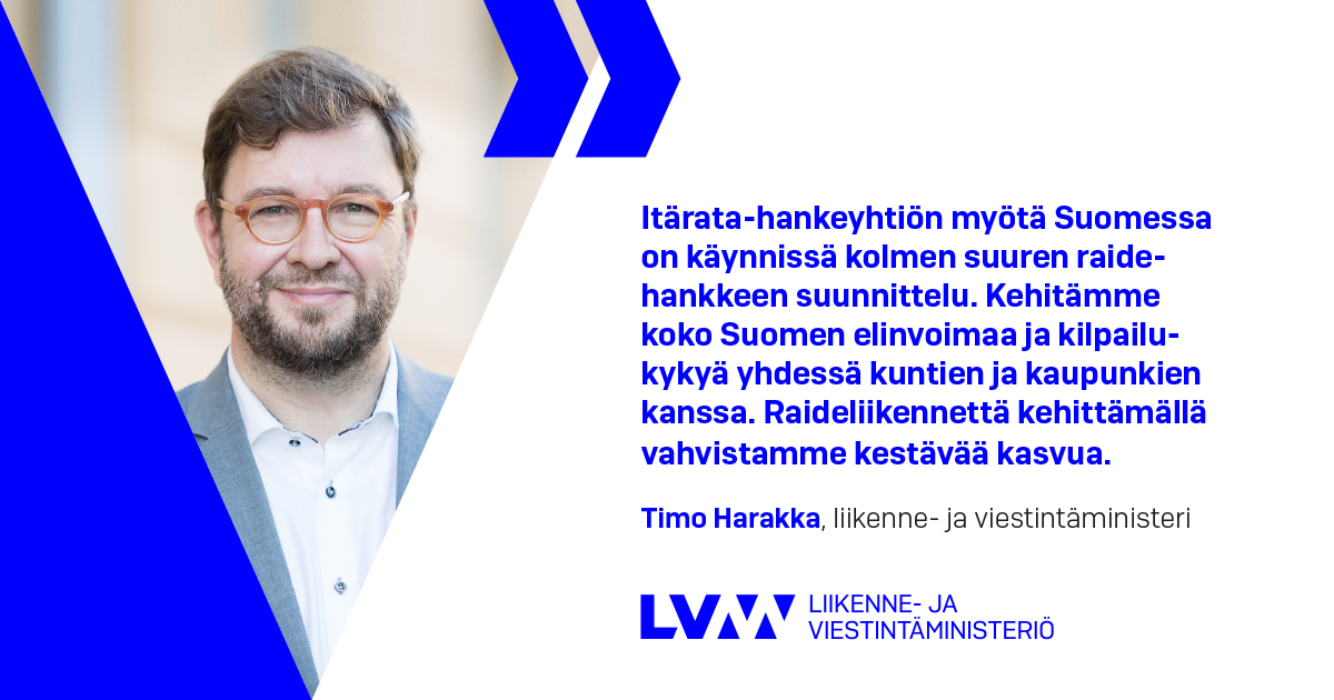 Liikenne- ja viestintäministeri Timo Harakka (Kuva: Laura Kotila/Valtioneuvoston kanslia)