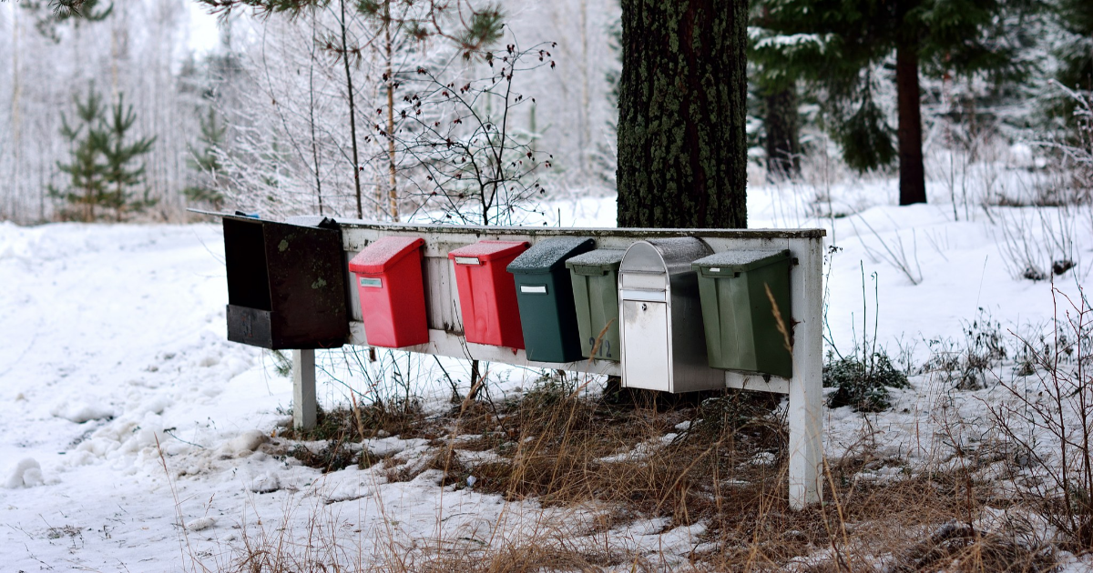Post boxes under a tree. (Photo: Shutterstock)