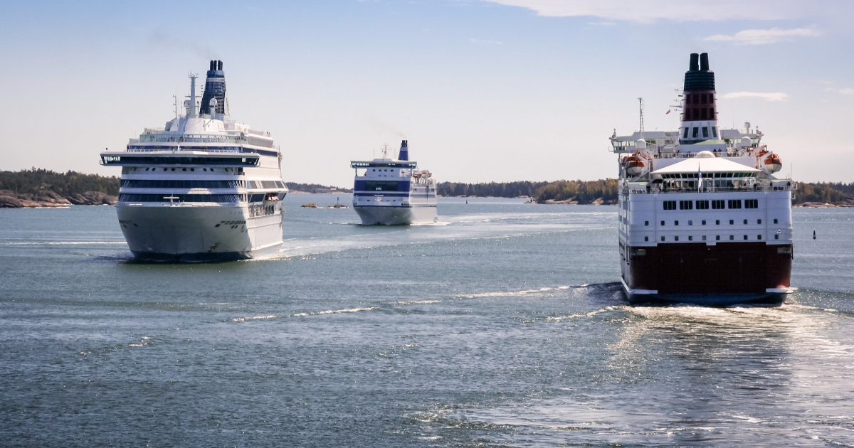 Ferries in the Baltic Sea (Photo: Teemu Tretjakov/Shutterstock)