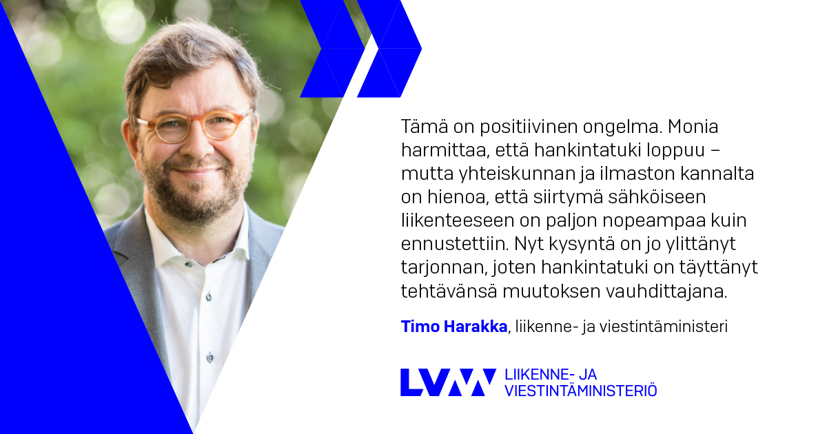 Liikenne- ja viestintäministeri Timo Harakka (Kuva: Laura Kotila/VNK)