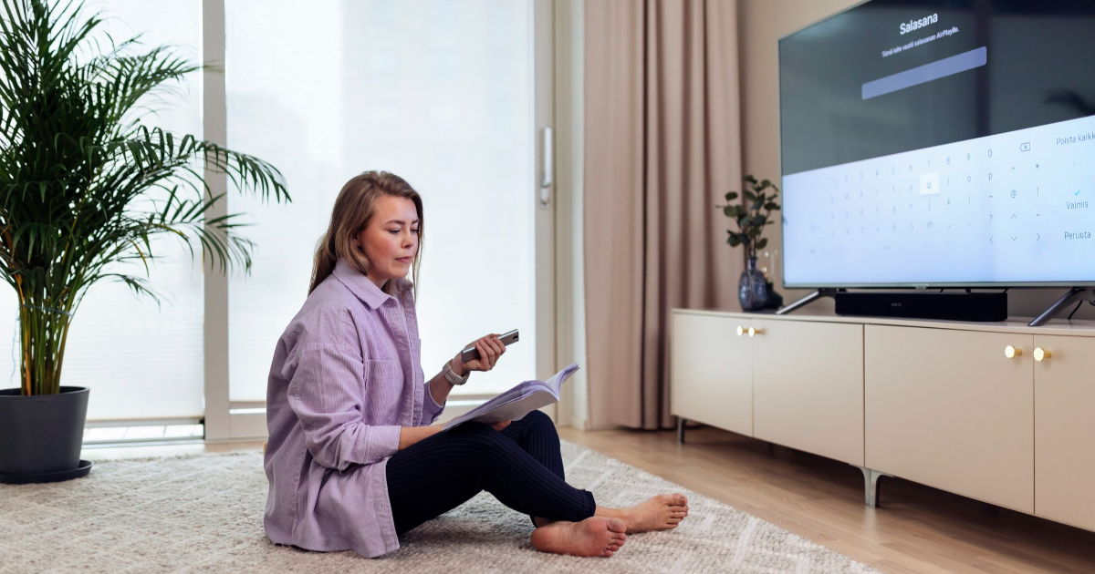 En smart-tv. (Bild: Mika Pakarinen, Keksi/LVM)