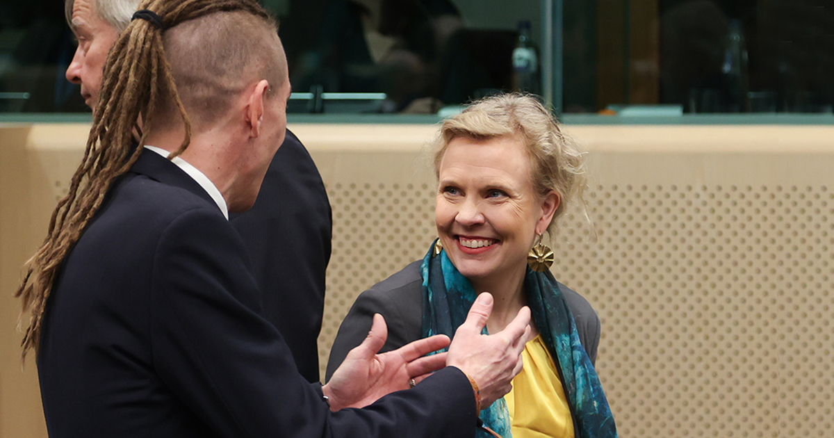 State Secretary Pilvi Torsti and Ivan Bartoš, Deputy Prime Minister for Digitalisation and Minister for Regional Development, Czech Republic