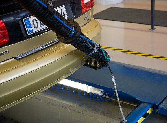 Auto katsastuksessa (Kuva: Rodeo)