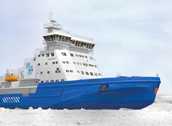 Havainnekuva jäänmurtajasta