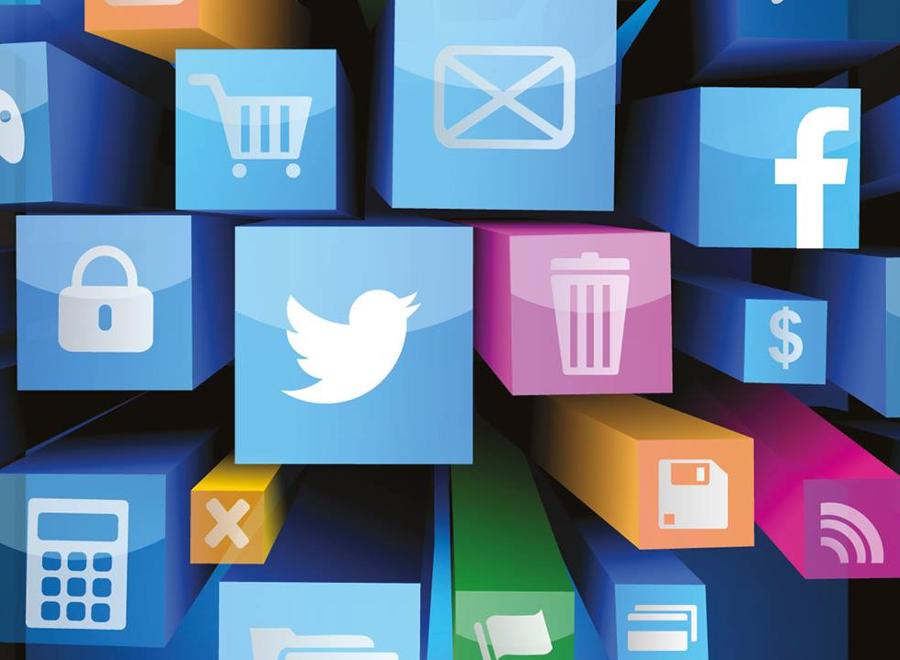 Sosiaalisen median palveluita. Lisenssi: Creative Commons Attribution-ShareAlike 3.0 Unported (CC BY-SA 3.0) (Kuva: QAP INT)