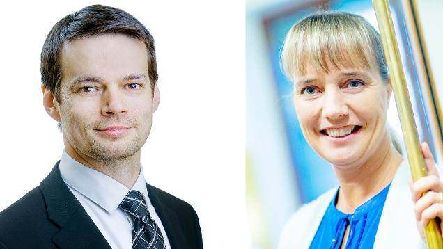 Ari-Pekka Manninen and Sabina Lindström (Photo: Tomi Parkkonen)