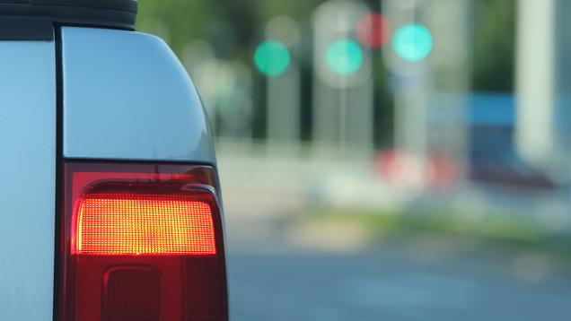 Auton jarruvalo. (Kuva: LVM)