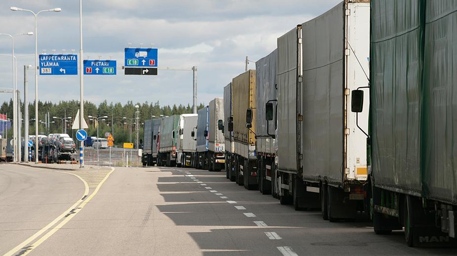 Rekkajono, Vaalimaa (Kuva: LVM / Antero Aaltonen)