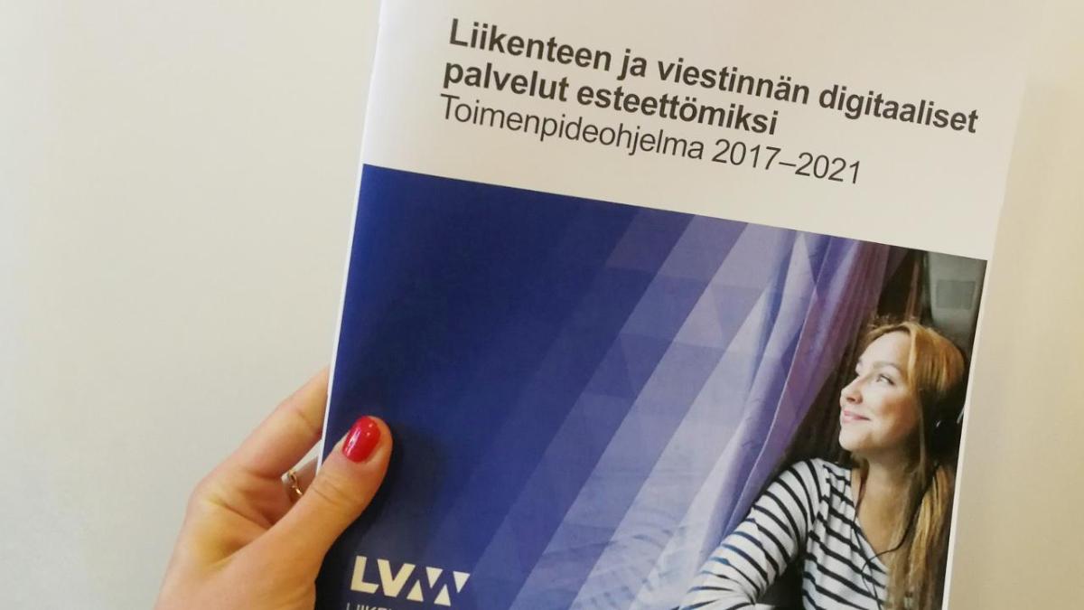 Esteettömyyden toimenpideohjelma (kuva: LVM)