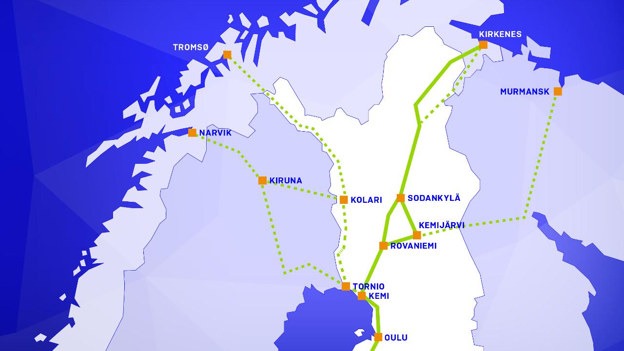 Jäämeren ratalinjausta Kirkkoniemeen selvittävä työryhmä aloitti työnsä -  Liikenne- ja viestintäministeriö