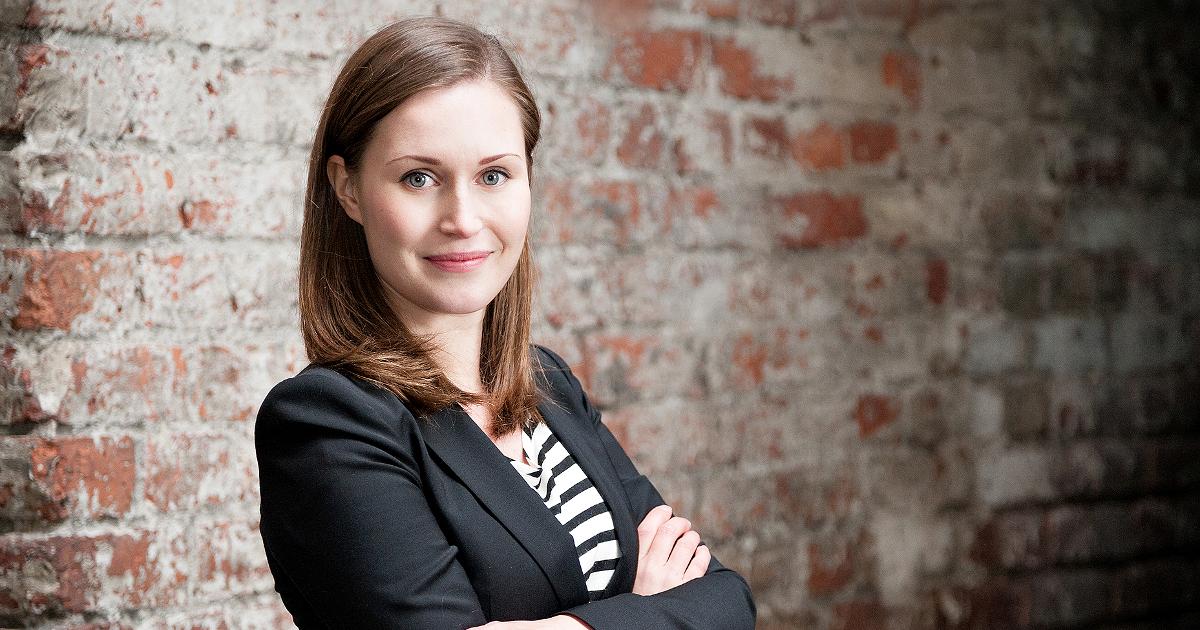 Minister Sanna Marin (Photo: Jukka-Pekka Flander)