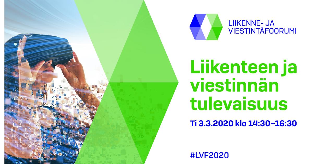 Liikenne- ja viestintäfoorumi 3.3.2020 klo 14.30-16.30, kuvituskuvana nainen katsoo virtuaalilasien läpi (Kuva: LVM,Shutterstock)