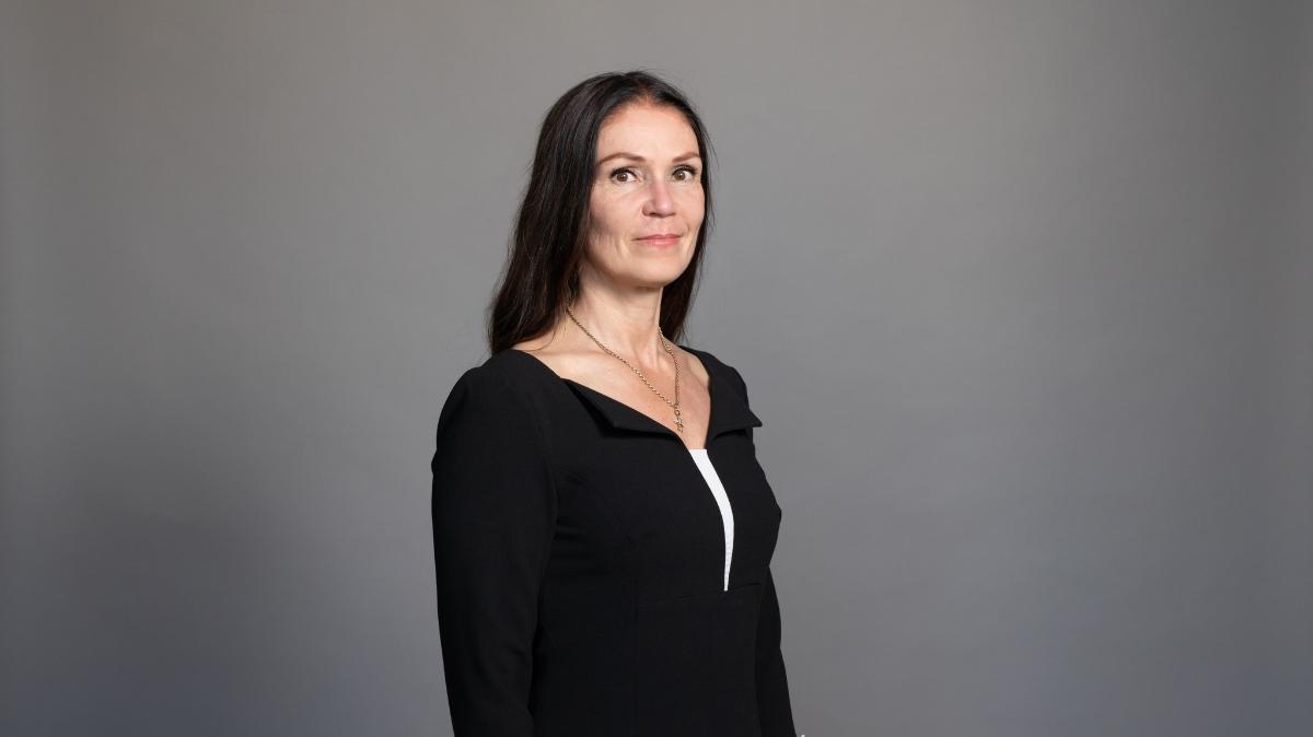 Liikenne- ja viestintäministeri Lulu Ranne.