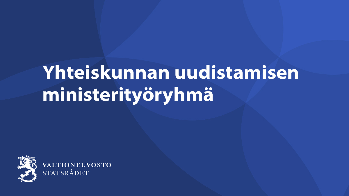 Yhteiskunnan uudistamisen ministerityöryhmä. (Kuva: VNK)