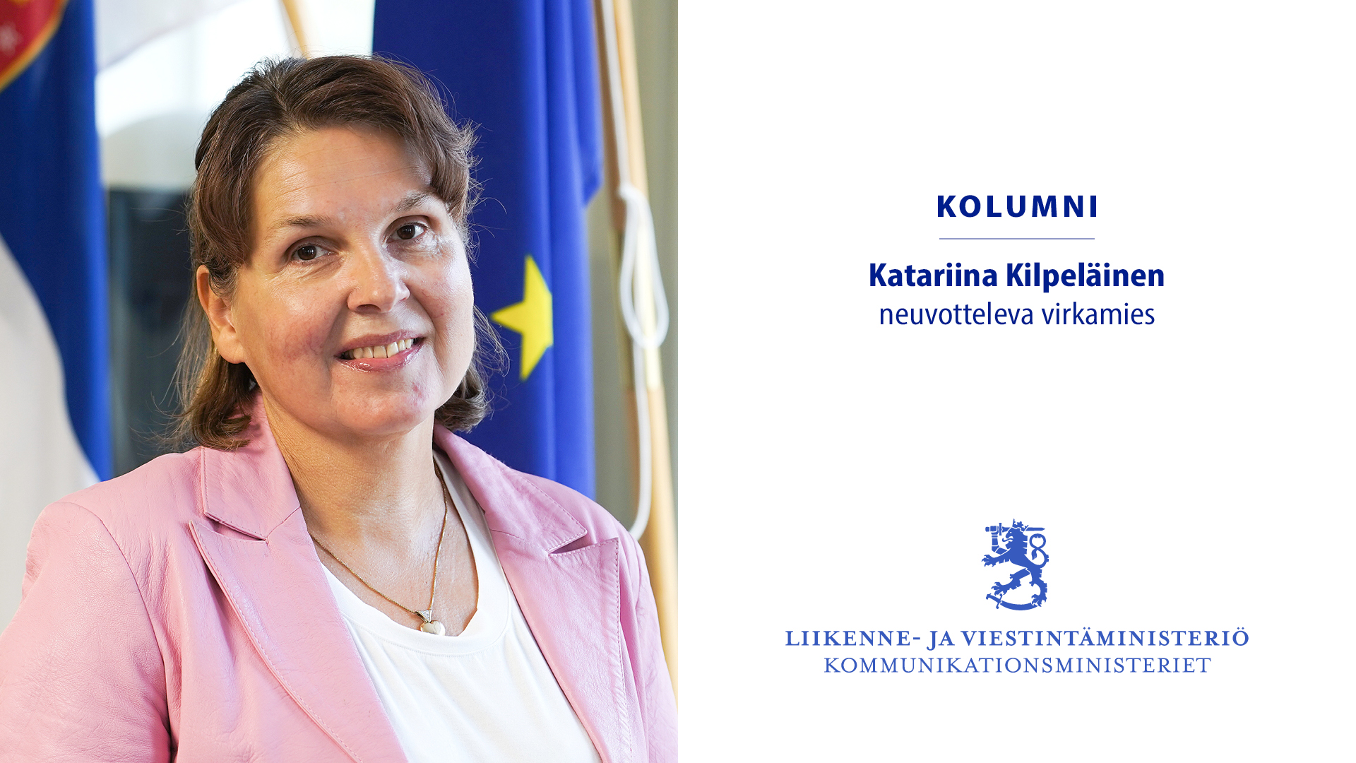 Katariina Kilpeläinen. (Kuva: LVM)