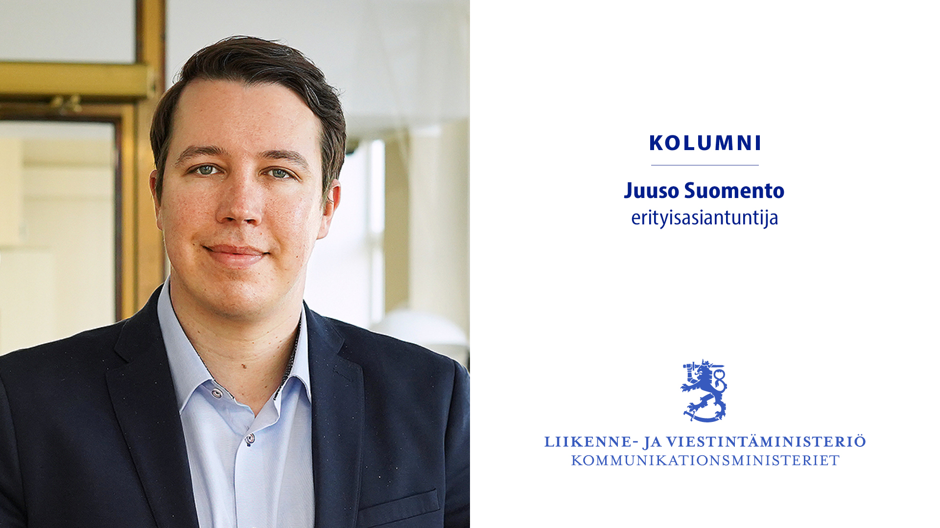 Juuso Suomento (Kuva: LVM).